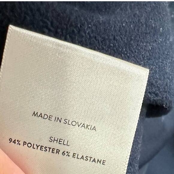 Aztech Mountain Aspen Sweater Mens Extra Large Navy Quarter Zip Sweatshirt Ski - Picture 8 of 14